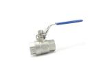 SS High Pressure Safety Valve , Inner Threaded Two Piece Ball Valve Food Grade