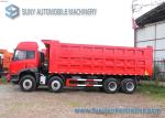 FAW Jiefang 4 Axles Garbage Container Truck 50000kgs 60000kgs Dump 8X4 Drive