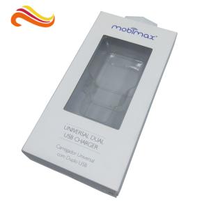 Wholesale offset print paper box Card board packaging box with clear PVC window cardboard paper box from china suppliers