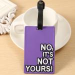 Factory custom soft silicone luggage tag/rubber bag tag/ pvc luggage tag