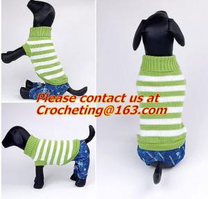 Wholesale Dog snowflake pattern jacquard sweater, sweaters, crochet Pet Sweater, knit dog sweaters from china suppliers