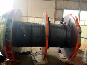 Wholesale Spiral Slotted Two Rolls Wire Rope Winch Drum CE from china suppliers