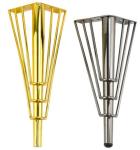Metal Furniture Legs Modern Replacements Feet Heavy Duty Tapered Table Sofa Legs