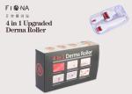 private label dermaroller 4 in 1 kit derma care facial derma roller micro needle