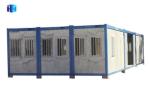 pre-made two story 20ft shipping steel frame container house modular in nepal