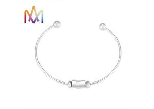 Wholesale Removable Wired Cuff Womens Engraved Bracelets 7g from china suppliers