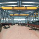 20 Ton Double Girder Overhead Bridge Crane 3 Phase Cabin Control