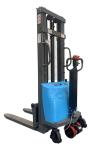 3 Meters Semi Electric Pallet Stacker Walking Type Electric Stacking Truck