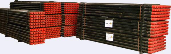 Oil Drilling Tools HDD Drill Pipe / Rod Carbon Steel Material For Oil Well