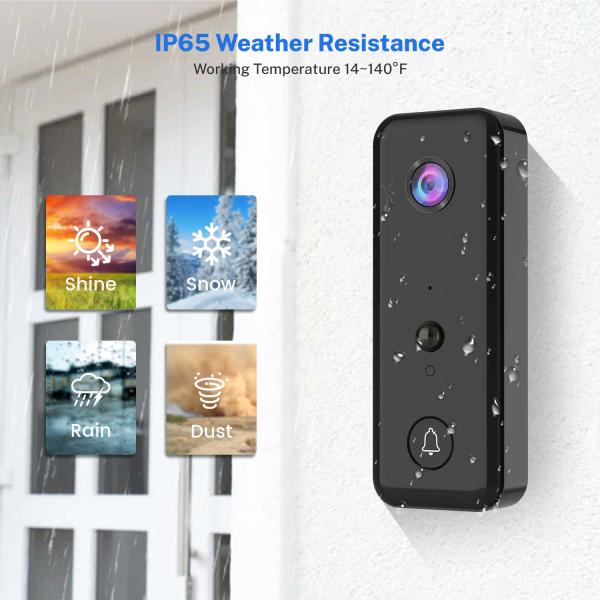 H9 Doorbell Smart Home Dingdong 720P Smart Security Devices Smart Phone Wireless Wifi Door Bell Camera Ring Smart Video