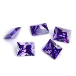 Factory Wholesale Gemstone Color Moissanite Rectangle 3A 5A Loose Cubic Zirconia