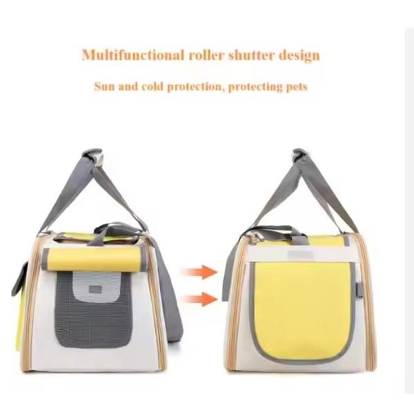 Portable Pet Carrier Bag Canvas Cat Shoulder Bag Carrier Outdoor