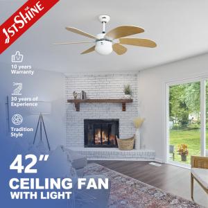 Wholesale 1stshine Decorative MDF Blades Electric DC Motor Ceiling Fan with Remote Control from china suppliers