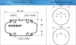 GUOMAT 1B8X4 Air Spring Contitech FS 120-10 Goodyear 1B8-550 Industrial Air