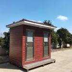 16mm PU Sandwich AZ150 Steel Tube Prefabricated Modular Toilets