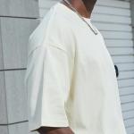 Wholesale Men Blank T-Shirt Custom Quality Cotton Loose Drop Shoulder Oversized