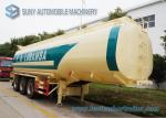 Customized Mechanical Semi Tractor Trailer , 42000 Liters Chemical Tank trailer