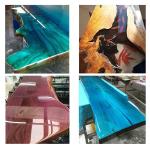 3:1 Crystal Clear Casting Epoxy Resin For Wood River Countertop 75 Shore D