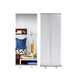 Standard Size Trade Show Retractable Banners Polyester Fabric Lightweight