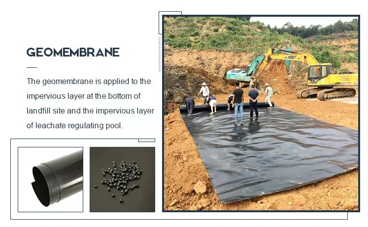 1.5mm HDPE Geomembrane for Landfill Project in Philippines