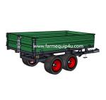 Farm Trailer With Swing Tailgate,Farm transport tractor tow behind trailer