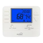 24V Electronic Programmable Room Thermostat Large Screen Dispaly