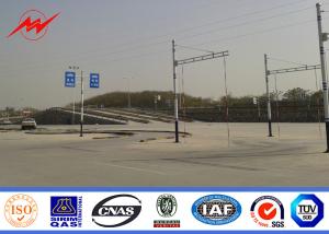 Wholesale OEM Outdoor Conical 6m Parking Lot Lighting Pole With Single Bracket from china suppliers
