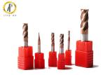 HRC50 CNC 4 Flute Tungsten Carbide Flat End Mills