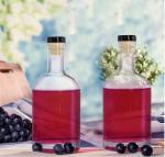 Beverage Glass Bottle for Custom Design Clear Bordeaux Wine Bottle Vodka Glass