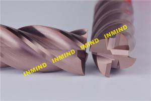 Wholesale 16 - 20 mm Carbide HRC55 Extra Long Square End Mill with SiN / AlTiN Coating from china suppliers