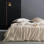 Standard Size Real Silk Duvet Cover Queen King Comforter Cover Solid Color