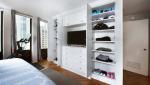 Modern Bedroom Furniture Moisture Resistance Walk-in Wardrobe for Wall