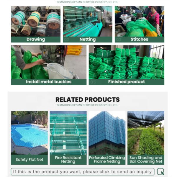 HDPE debris netting Anti Fire resistant safety netting construction building
