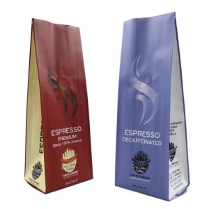 Wholesale 100g 250g 500g 1kg Aluminum Foil Stand Up Pouch For Coffee Bean Packaging from china suppliers