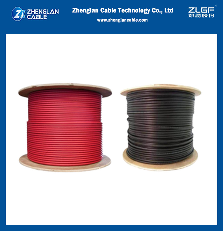 DC1500V Single Core Solar DC Cable 4mm2 6mm 2 Single PV Copper Red Color IEC62930 Standard