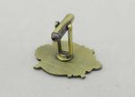 Deluxe Imitation Soft Enamel Cufflink , Antique Brass Plating For Mens