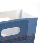 Die Cut Paper Handle Bag Custom Printed Paper Shopping Bags For Garments