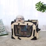 FEANDREA Waterproof Soft Dog Carrier Purse Space Saving For Pet Transportation