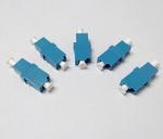 Singlemode Lc Fiber Optic Adapters , PVC Blue Color Optical Cord Adapter