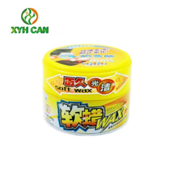 Wax Tin Can Fashion Empty Plastic Lids Tinplate Containers 200g-268g Volume