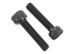 Black Steel Hex Socket Head Allen Screw Fastener M5 Knurled Cup Head