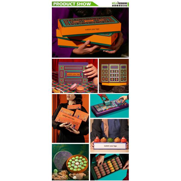 Wholesale Customized Luxury logo Food Grade Chocolate Truffle Kraft Paper Packaging Box Chocolate Gift Box