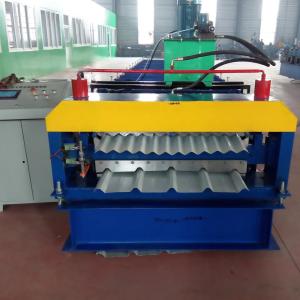 Wholesale ISO 4kw Double Layer Roll Forming Machine Corrugated Roofing &amp; 5 Rib Roofing from china suppliers