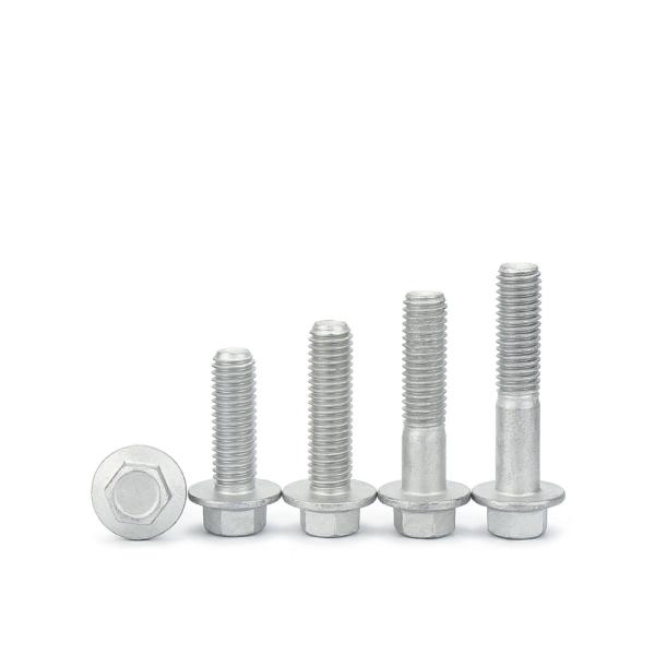 Half Threads Metric Hex Flange Bolts M3 - M36 Coarse Thread Bolt For Machinery
