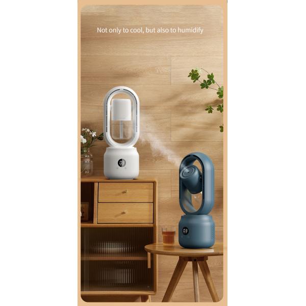 HOMEFISH 300ml Room Humidifier Multifunctional Spray Fan Battery Powered