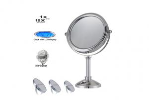 Wholesale Bathroom Make up Mirror XJ-9K006B1, /small cosmetic mirror /antique cosmetic compact mirrors /plastic frame cosmetic mirror /magnifying lighted from china suppliers