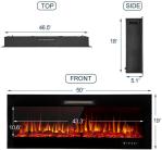 9 Colors Tisch Kamin Artificial Fire Flame Decorative Fire Kamin Heater Stoves