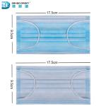 Dust Proof CE FDA YY/T0969-2013 3 Ply Non Woven Face Mask