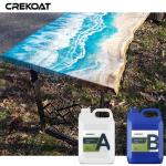 Crystal Clear High Gloss Finish Table Top Epoxy High Viscosity Self - Leveling