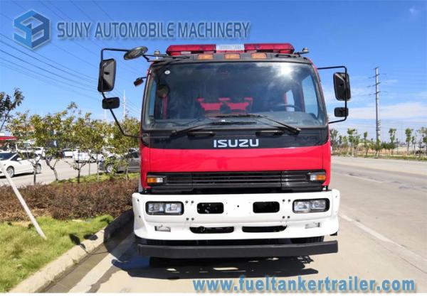 ISUZU 4 x 2 FVR Fire Rescue Vehicles 6000L Water / Foam Tank For Petrochemical